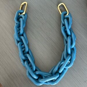 NWOT Clare V Resin Shortie Strap Light Blue